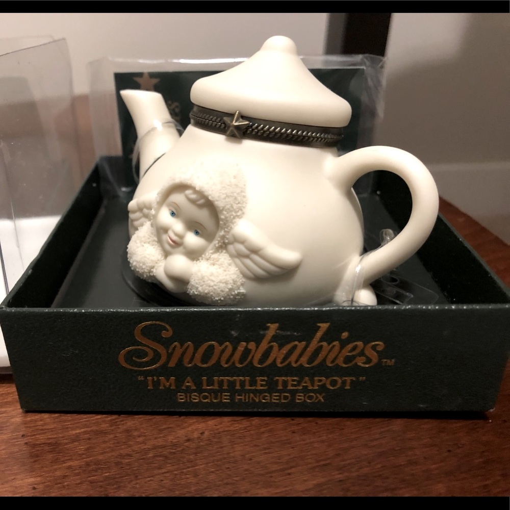 New in Box Snowbaby Hinged Box IM A LITTLE TEAPOT